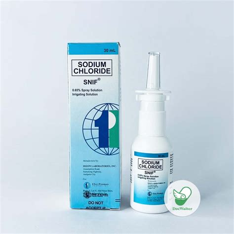 snif nasal spray ml sodium chloride  docwalter pharmacy