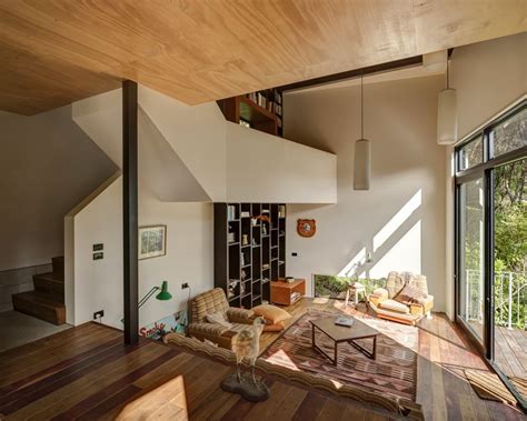 beautiful blackpool house blends split level design   open interior