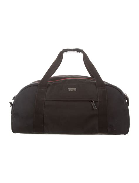 duffel bag nylon black blonde pussy