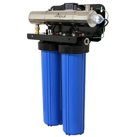vitapur triple stage  gpm ultraviolet uv  house water filtration system  lowescom