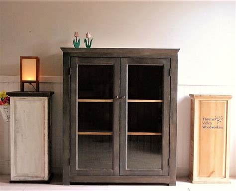 tall cabinet  glass doors cabinet
