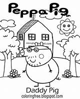 Pig Peppa Playgroup Way sketch template