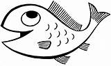 Fish Coloring Pages Color Printable Cartoon Simple Cute Colouring Fische Print Preschool Trout Fisch Drawing Malvorlagen Sheets Educative Trouts Getdrawings sketch template