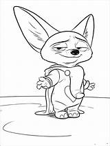 Zootopia Coloring Pages Printable Disney Coloriage Imprimer Finnick Dessin Color Kids Colorier Colouring Cartoon Recommended Sheets Choose Print Board sketch template