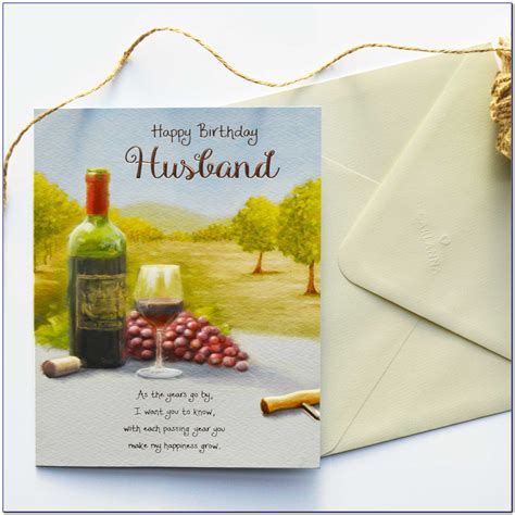 birthday cards  husband printable