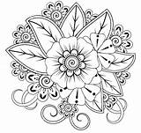 Blumen Mandalas Ausdrucken Blumenmandala sketch template