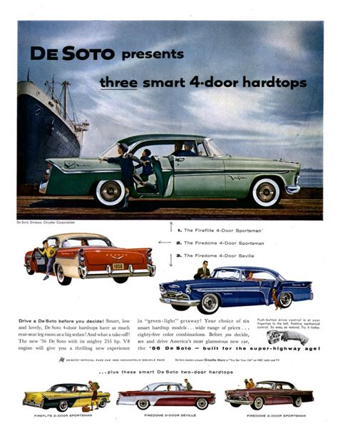 model year madness 10 classic ads from 1956 the daily
