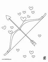 Coloring Pfeil Bogen Arco Ausmalen Flechas Flecha Valentinstag Cupido Hellokids Valentin Arrows Indianer Drucken Farben sketch template