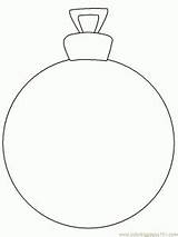 Ornament Christmas Coloring Printable Pages Ornaments Outline Tree Color Clipart Kids Template Print Decorations Sheets Templates Blank Ball Pattern Balls sketch template