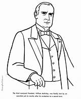William Mckinley Coloring Pages Facts President Patriotic Printable Printing Help Presidents sketch template