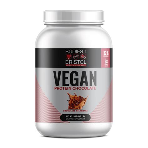 lb vegan protein chocolate  servings bodies  bristol llc