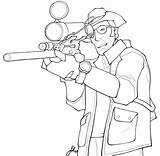 Tf2 Sniper Kayori sketch template