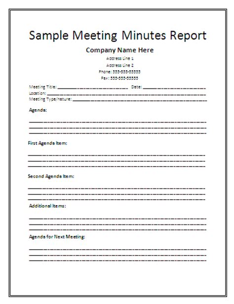 board report word template  report templates