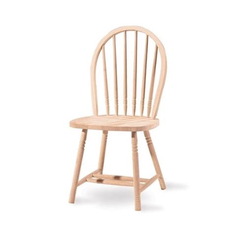 unfinished windsor spindle  dining chair