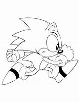 Sonic Coloring Pages Hedgehog Drawing Colouring Printable Book Christmas Kids Running Tails Colors Para Print Color Pintar Corriendo Baby Clipart sketch template