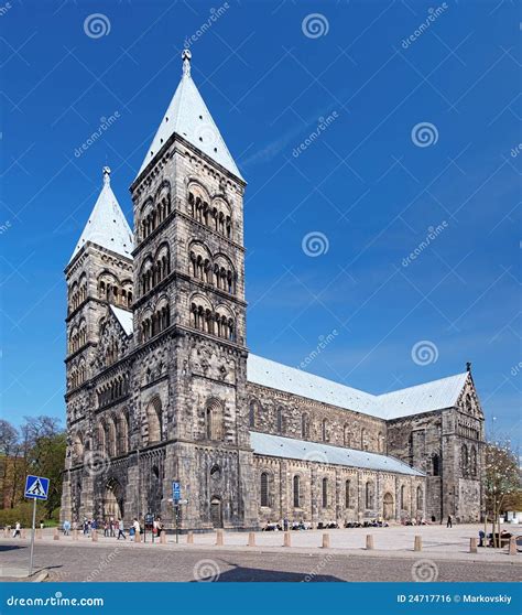 lund cathedral sweden editorial photo image  europe