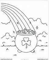 Coloring Pot St Rainbow Patrick Pages Gold Patricks Printable Leprechaun March Saint Kids Sheets Drawing Print Crafts Color Getdrawings Printables sketch template