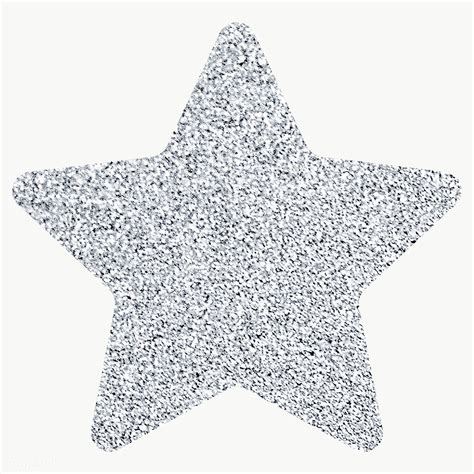 glitter star sticker transparent png  image  rawpixelcom