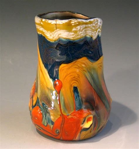 Photograplh Glassblowing Wine Cup By George Watson Glass Blowing