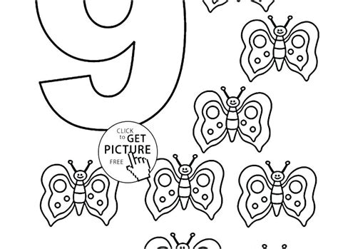 numbers  coloring pages  getcoloringscom  printable