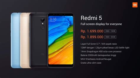 harga resmi xiaomi redmi    garansi tam indonesia fitrarahim