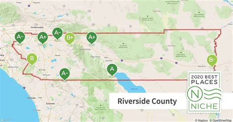 map  county riverside maps