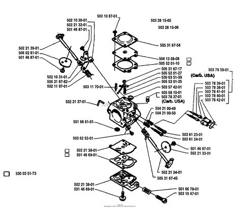 husqvarna  chainsaw parts diagram