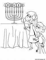 Hanukkah Menorah Religiocando Insertion sketch template