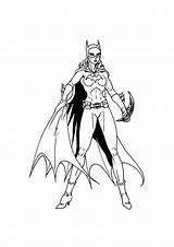 Batgirl Coloring Pages Kids Weapon Throw Ready Her Colorear Color Print Getcolorings Printable Getdrawings sketch template