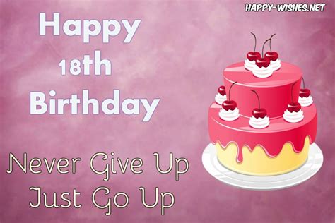 Happy 18th Birthday Wishes Quotes Messages And Images