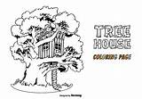 Tree Coloring House Vector Clipart Ladder Extending Illustration Adventure Edit Vecteezy sketch template