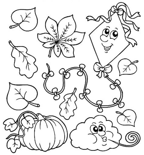 coloring pages  fall printable