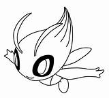 Celebi Lineart Deviantart sketch template