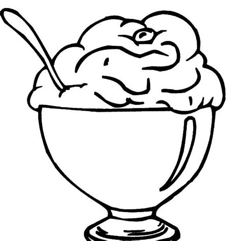 ice cream  dessert coloring pages bulk color ice cream coloring