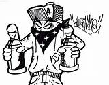 Graffiti Characters Clipart Coloring Character Library Paper Draw Spray Paint sketch template