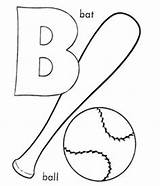Coloring Pages Baseball sketch template