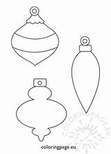 Ornament Shapes Christmas Printable Coloring Reddit Email Twitter sketch template