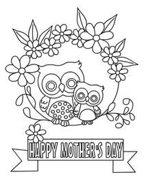 printable mothers day coloring cards cards create  print