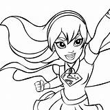 Coloring Superhero Supergirl Dc Girl Girls Pages Drawing Colorare Super Da Template Disegni Stampare Outline Cartonionline Getdrawings Piano Foreground Baby sketch template