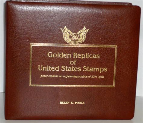 golden replicas  united states stamps  postal commemorative society