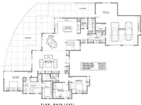 luxury luxury modern house floor plans  home plans design