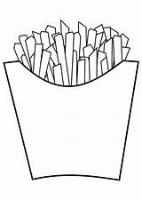 Chips Coloring Pages Printable Large Edupics sketch template