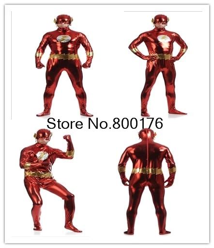 flash costume 2018 new 3d shade superhero costume spandex fullbody