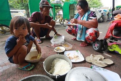sws survey shows  filipino families   poor