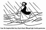 Jesus Water Walks Walking Clipart Coloring Bible Storm Calms Drawing Peter Clip Walk Miracles Matthew Kids Christ Pages Sunday Popular sketch template