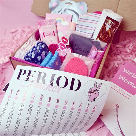 A Girls First Period Kit First Period T Menstrual Cycle Self Care