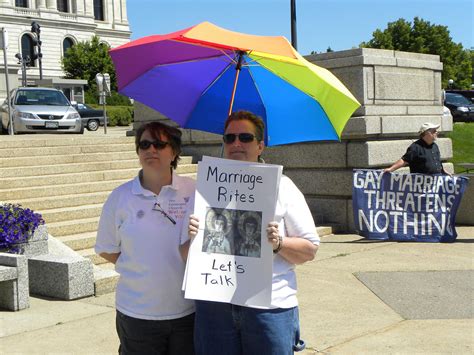 same sex marriage counter protest at the anti gay marriage… flickr