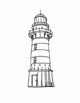 Coloring Lighthouse Pages Printable Line Kids Drawing Colouring Color Drawings Paintingvalley Bestcoloringpagesforkids sketch template
