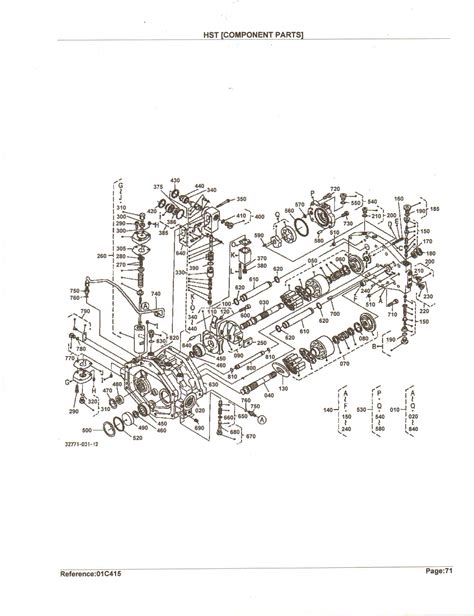 kubota engine exhaust parts diagram
