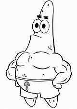 Patrick Coloring Pages Muscle Spongebob Starfish Star Drawing Nick Jr Printable Drawings Kids Cartoons Off Cartoon Online Library Clipart Popular sketch template